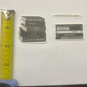 Taylor Swift REPUTATION Vinyl Sticker Lot - 3 Stickers Total